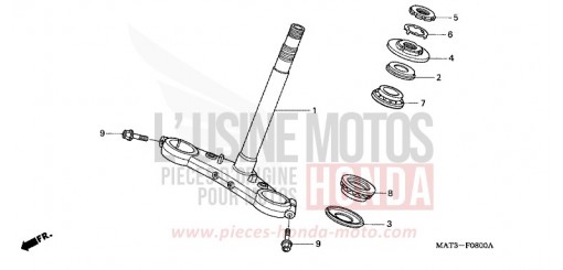 TIGE DE DIRECTION CBR1100XX3 de 2003